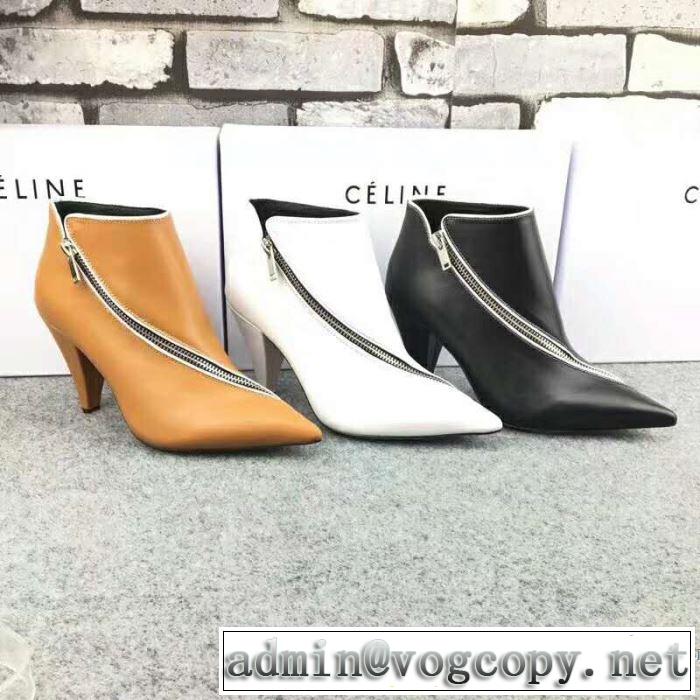 高品質 人気 2017秋季超人気 セリーヌ CELINE  ブーティー3色可選