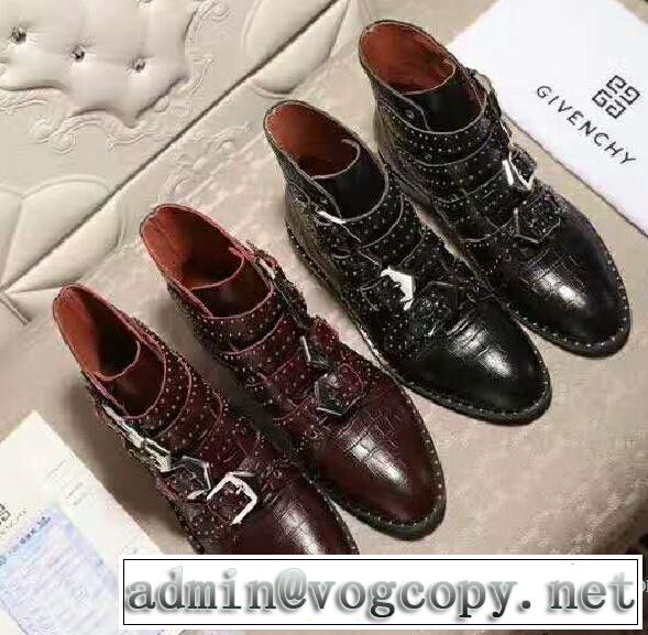 今からの季節にピッタリ！ジバンシー GIVENCHY 2色可選 ショートブーツ新作入荷2017