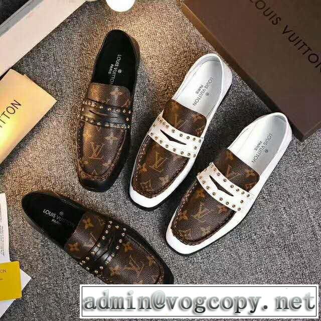 2色可選 ビジネスシューズ 2017秋冬 靴の滑り止め ルイ ヴィトン LOUIS VUITTON 超人気美品◆