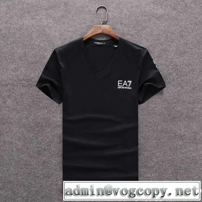 人気激売れ 3色可選 半袖Tシャツ アルマーニ ARMANI 2017春夏