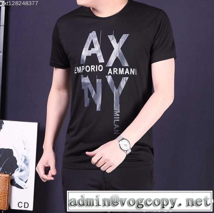 半袖Tシャツ 3色可選 上質 大人気！2017春夏 アルマーニ ARMANI