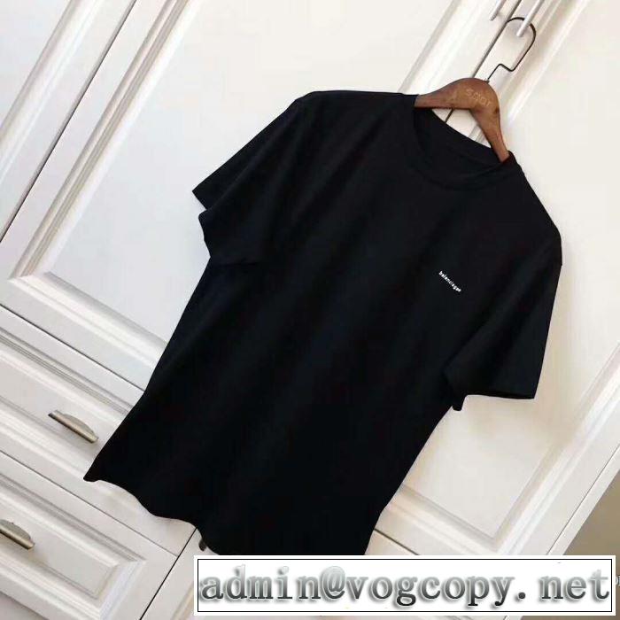 バレンシアガ BALENCIAGA 2017 高級感を引き立てる 3色可選 半袖Tシャツ