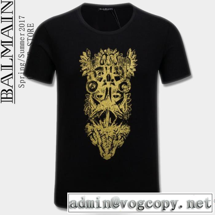 クールビズ BALMAIN バルマン 2色可選 半袖Tシャツ 2017 全国無料限定セール