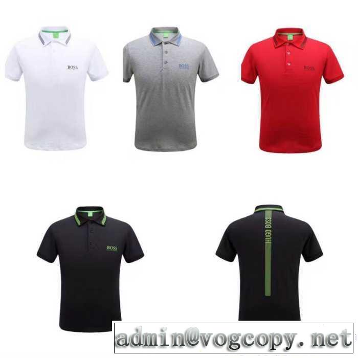 多色可選 ヒューゴボス HUGO BOSS 大好評 2017春夏 半袖Tシャツ