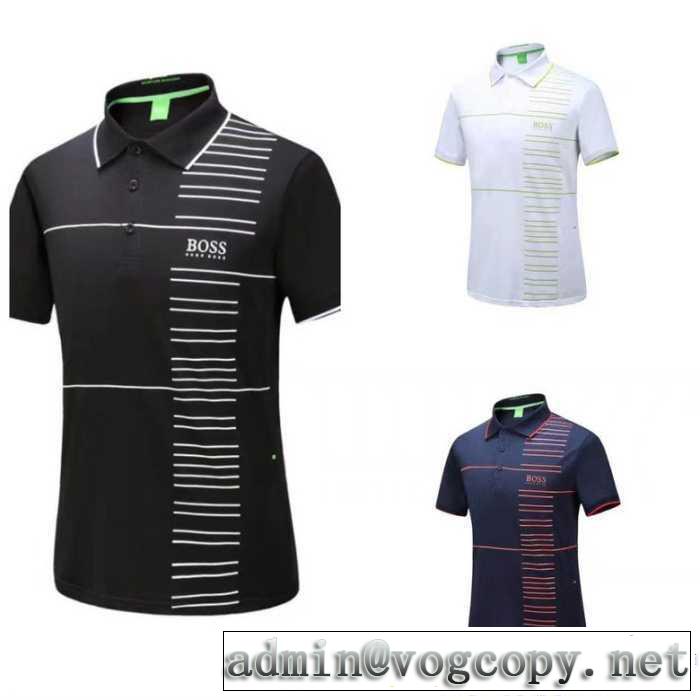 首胸ロゴ  半袖Tシャツ 3色可選 2017春夏 ヒューゴボス HUGO BOSS