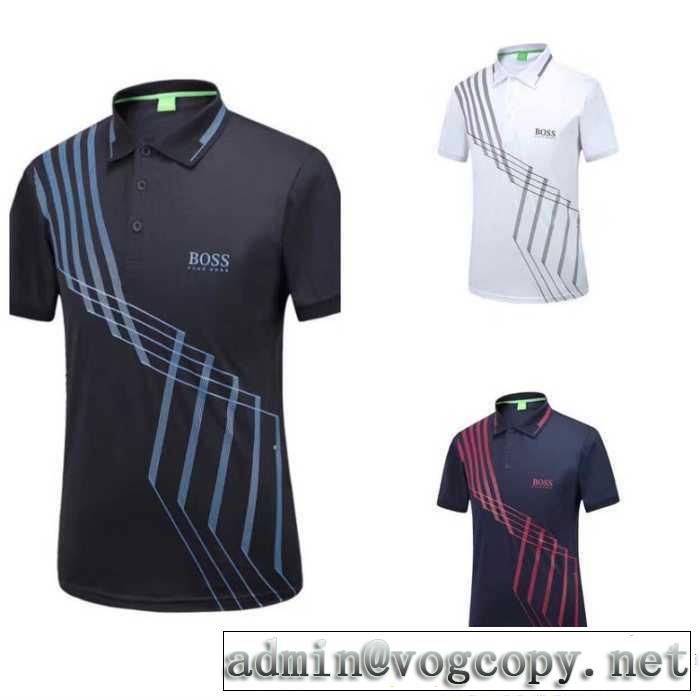 3色可選 17春夏 ヒューゴボス HUGO BOSS 海外セレブ愛用 半袖Tシャツ