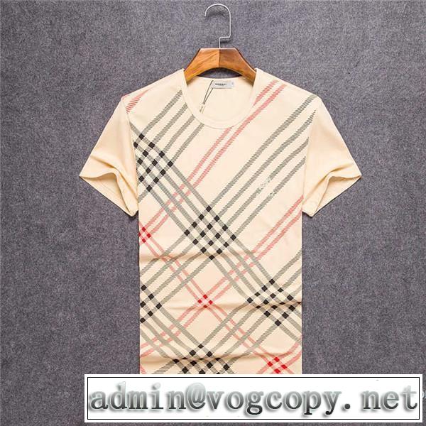 大人のおしゃれに 2017春夏 BURBERRY バーバリー 優しいフィット感 3色可選 半袖Tシャツ