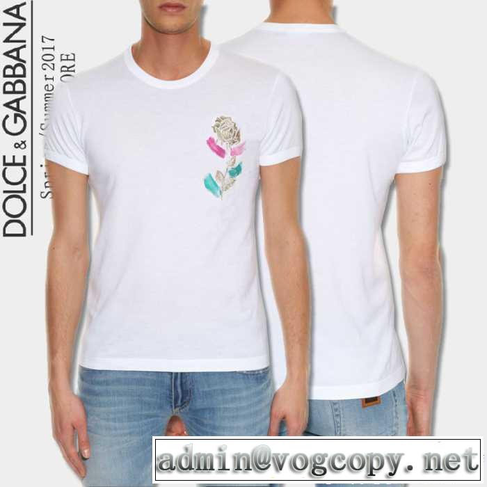 ドルチェ＆ガッバーナ DOLCE&GABBANA 2色可選 半袖Tシャツ 2017春夏 入手困難！
