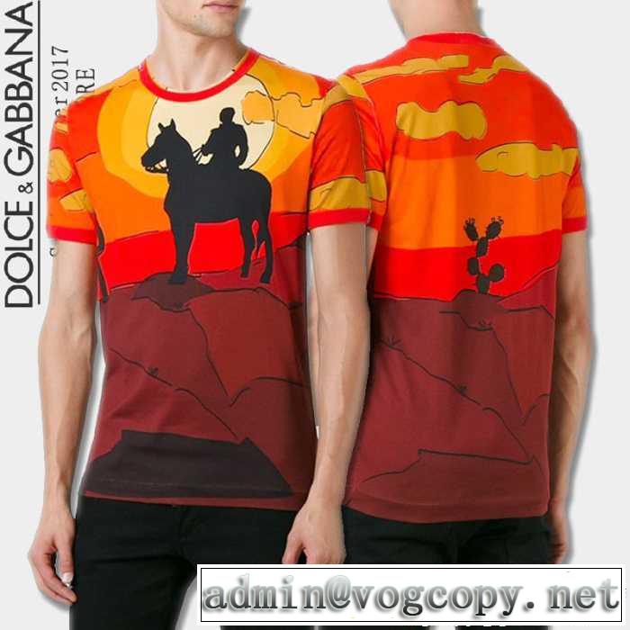 DOLCE&GABBANA ドルチェ＆ガッバーナ 【新アイテム】  2017 半袖Tシャツ