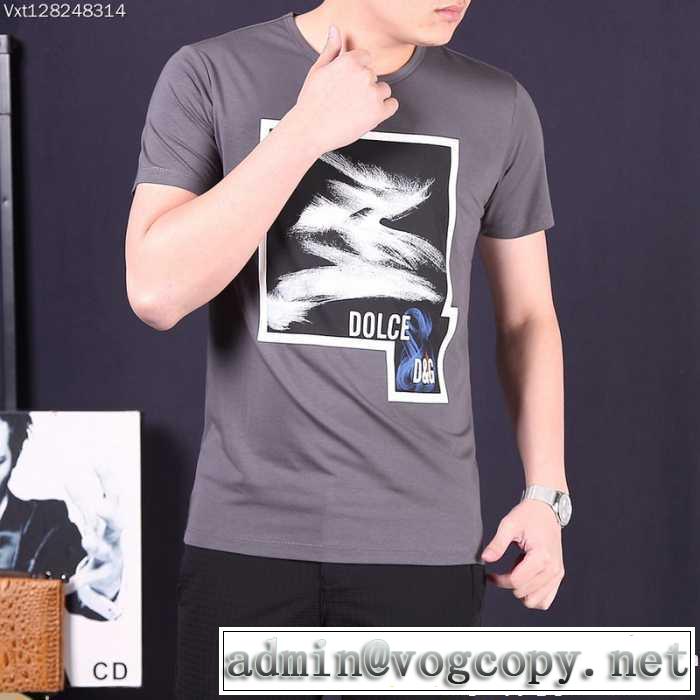 ドルチェ＆ガッバーナ DOLCE&GABBANA 3色可選 雑誌掲載アイテム  17春夏 半袖Tシャツ
