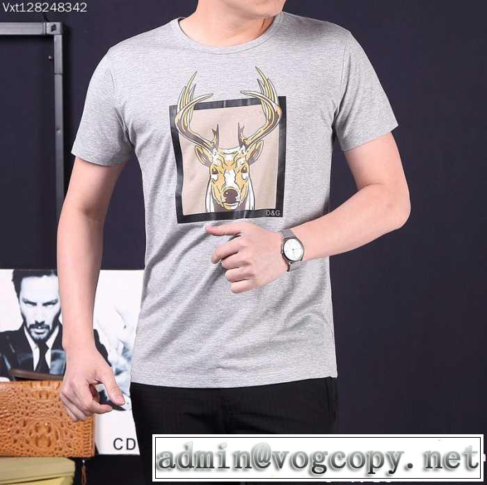 半袖Tシャツ 3色可選 ドルチェ＆ガッバーナ DOLCE&GABBANA 超激得安い 2017