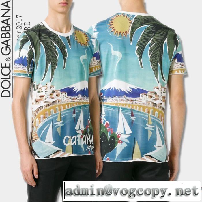 半袖Tシャツ Dolce&Gabbana ドルチェ＆ガッバーナ 追跡あり☆入手困難!! 2017