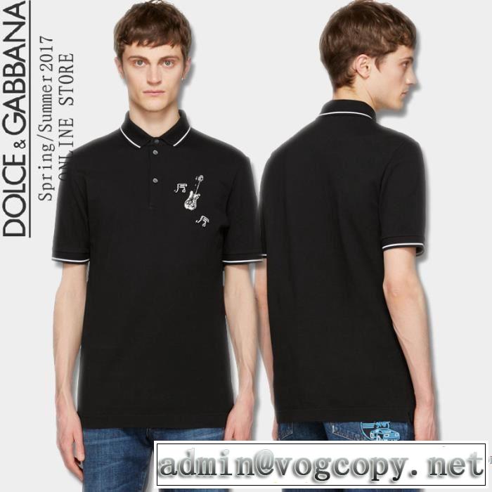 2017春夏 【新アイテム】 半袖Tシャツ 2色可選 Dolce&Gabbana ドルチェ＆ガッバーナ