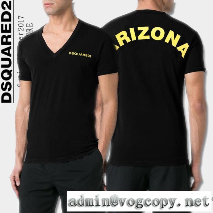 お洒落自在 DSQUARED2 ディースクエアード 2017 シンプル 2色可選 半袖Tシャツ