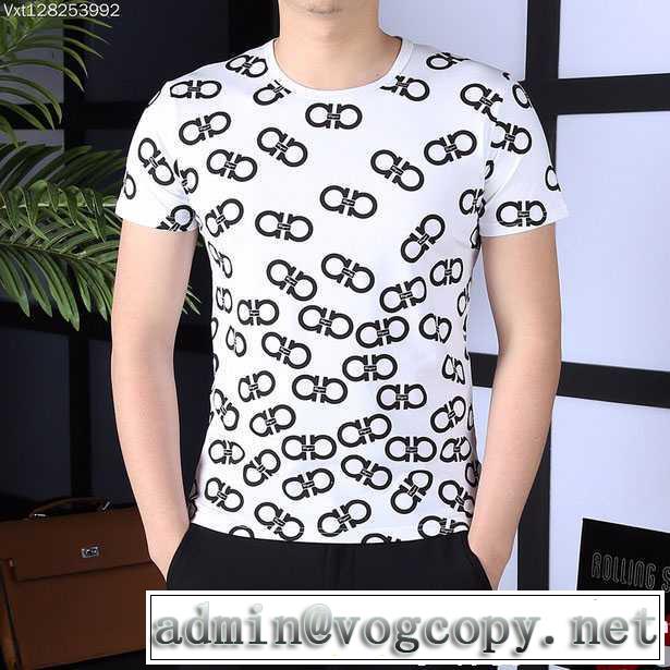 半袖Tシャツ 特別人気感謝SALE 4色可選 17春夏 フェラガモ FERRAGAMO