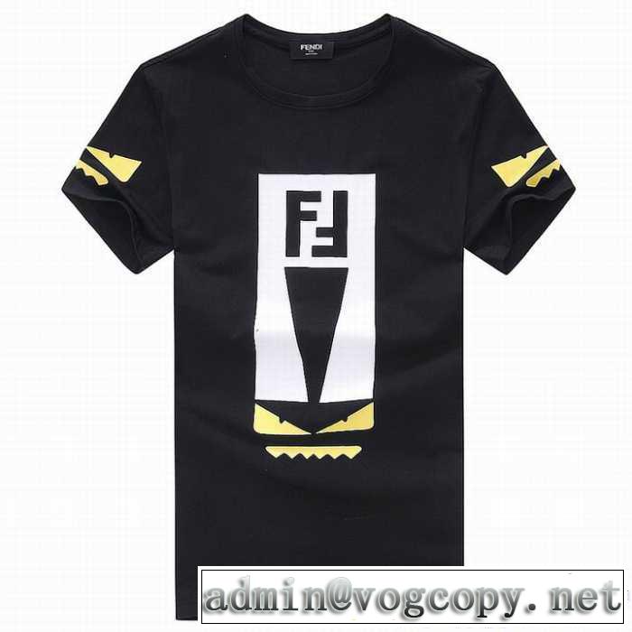 2017 フェンディ FENDI 超人気美品◆ 半袖Tシャツ 素敵 4色可選