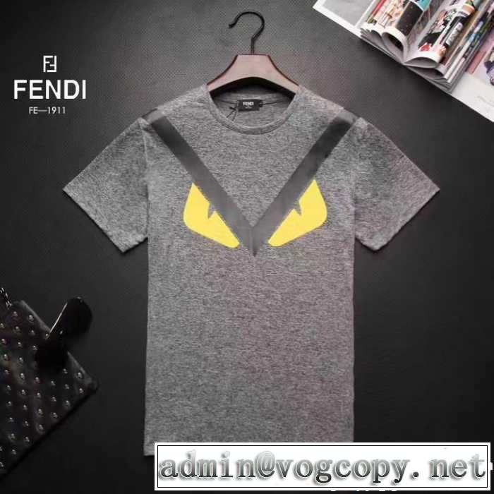 FENDI 半袖Tシャツ 3色 2017春夏 一味違うケーブル編みが魅力満点