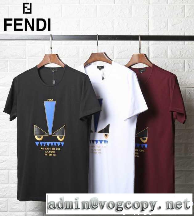 フェンディ FENDI 半袖Tシャツ 3色可選 17SS 注目のアイテム
