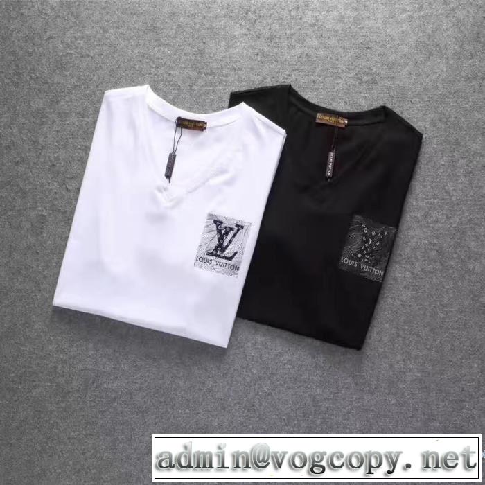 LOUIS VUITTON ルイ ヴィトン 2017  2色可選 重宝するアイテム 半袖Tシャツ 存在感◎