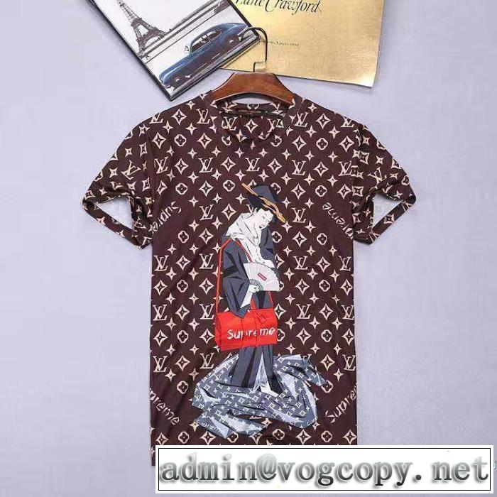 カジュアル 17春夏 LOUIS VUITTON ルイ ヴィトン 【激安】 半袖Tシャツ 人気激売れ