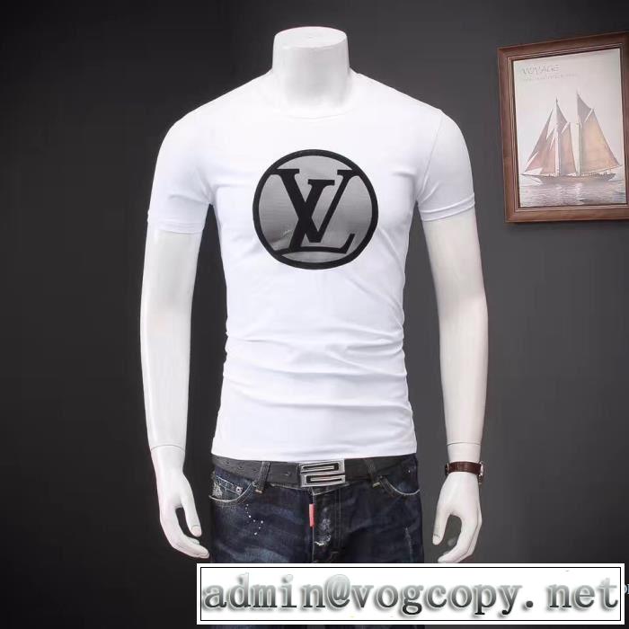 大人気☆NEW!!  2色可選 ドライ 2017春夏 半袖Tシャツ LOUIS VUITTON ルイ ヴィトン