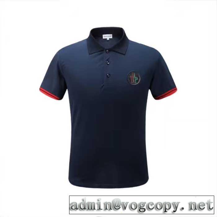 2017春夏 半袖ポロシャツ モンクレール MONCLER 4色可選 吸汗速乾