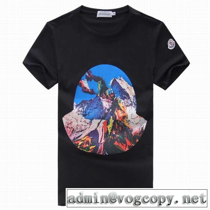 大注目！2017春夏 モンクレール MONCLER 半袖Tシャツ 3色可選 海外セレブ愛用