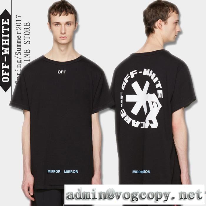 Off-White オフホワイト 優しいフィット感 2017 半袖Tシャツ 上品な輝きを放つ形