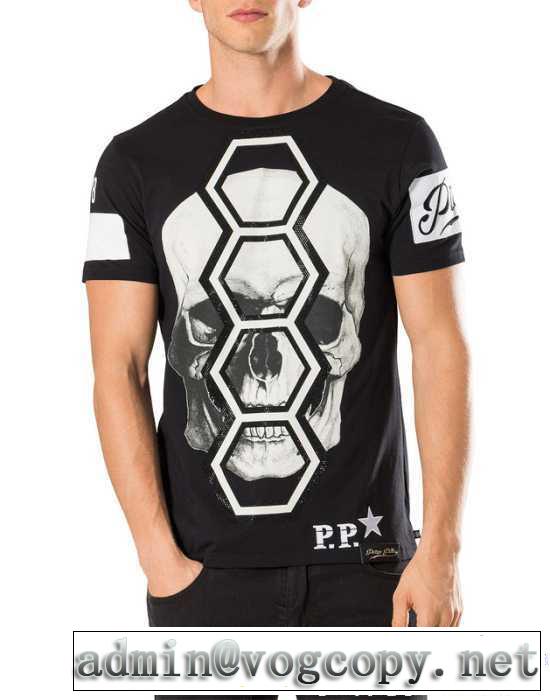 2色可選 半袖Tシャツ 2017 爆買い格安  フィリッププレイン PHILIPP PLEIN