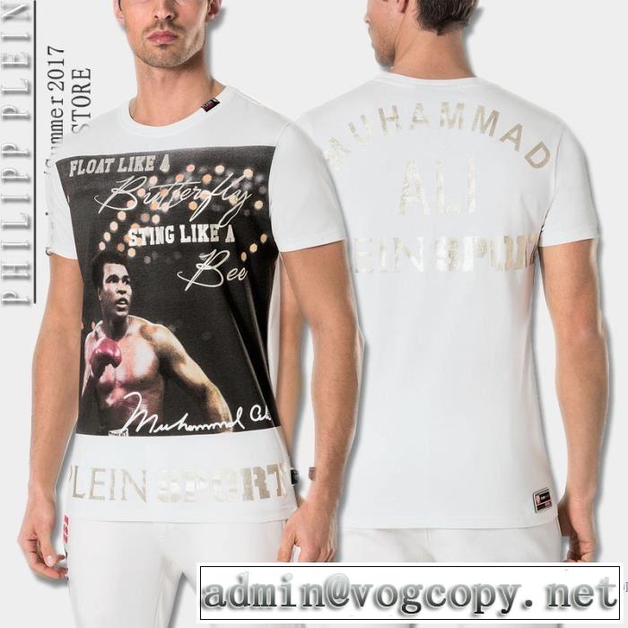 2色可選 2017春夏 PHILIPP PLEIN フィリッププレイン 半袖Tシャツ 極上の着心地