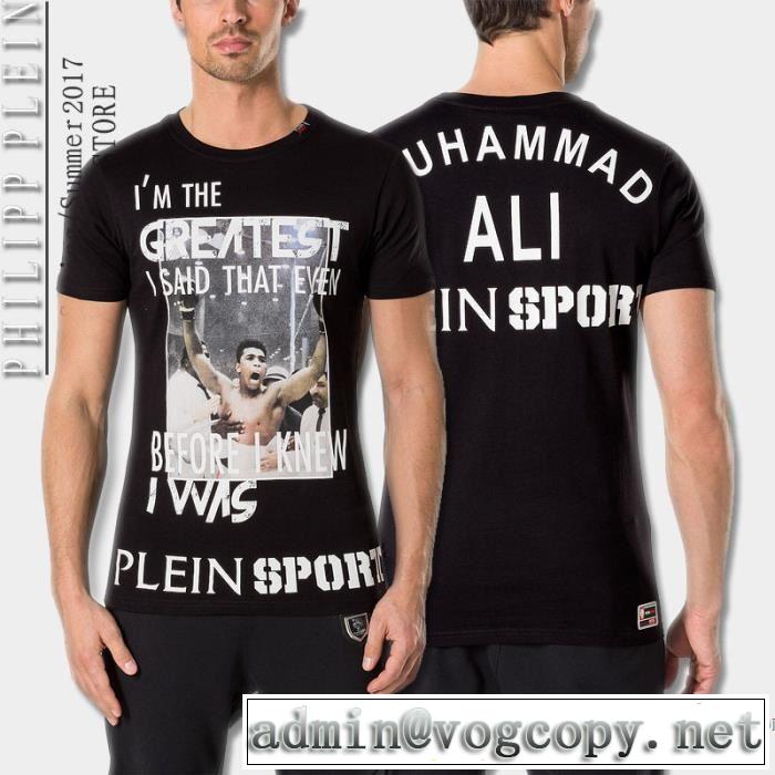 17春夏 PHILIPP PLEIN フィリッププレイン 2色可選 高級感ある 半袖Tシャツ