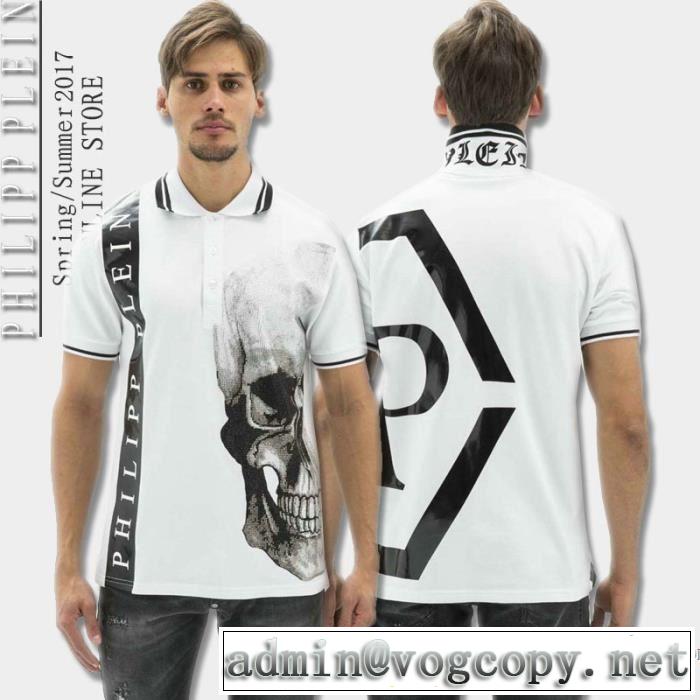 PHILIPP PLEIN フィリッププレイン 落ち着いた感覚 半袖Tシャツ 3色可選 2017春夏