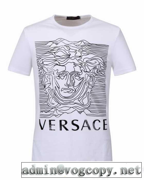 2017 大人気 ヴェルサーチ VERSACE 2色可選 半袖Tシャツ