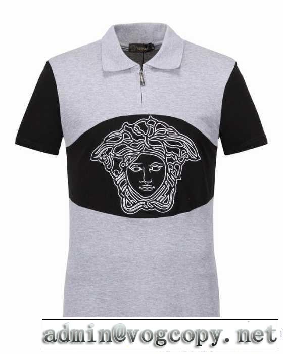 半袖Tシャツ 2色可選 2017 抜群な存在感 ヴェルサーチ VERSACE
