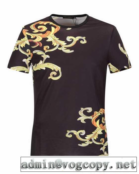 ヴェルサーチ VERSACE 17春夏 半袖Tシャツ 2色可選 デザイン性の高い