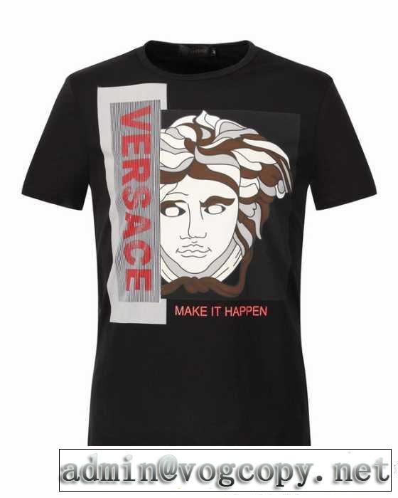 VERSACE ヴェルサーチ 半袖Tシャツ 3色可選 2017春夏 超目玉