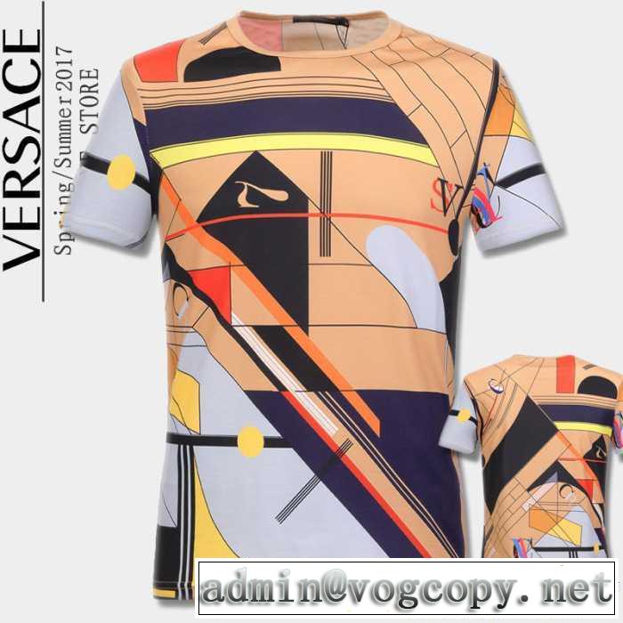 半袖Tシャツ 2017春夏 ファッション 人気 ヴェルサーチ VERSACE
