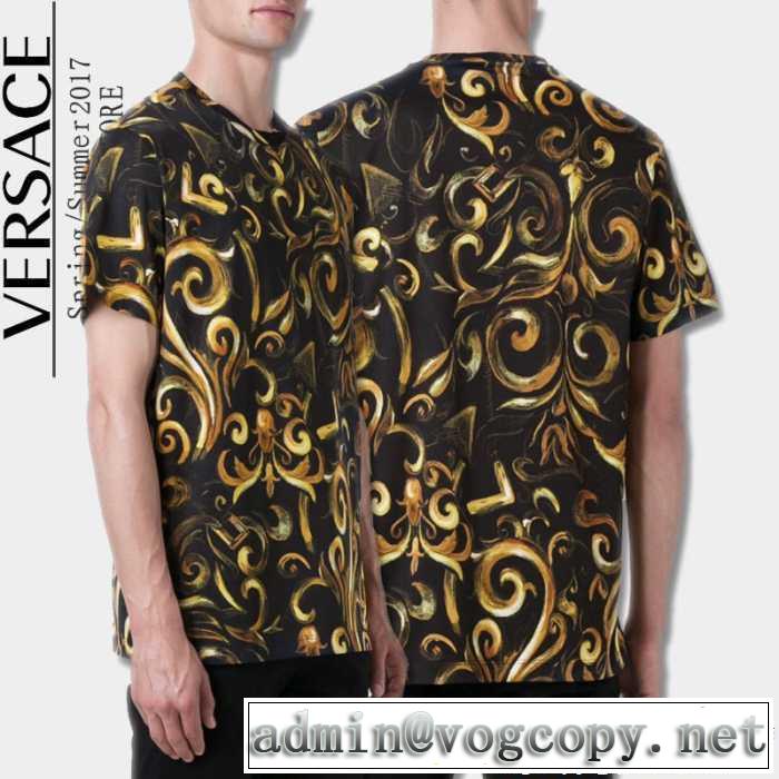 ヴェルサーチ VERSACE 半袖Tシャツ 2017春夏 大絶賛の履き心地!