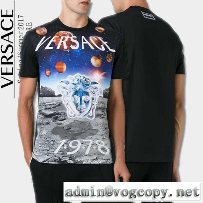 人気ブランド  半袖Tシャツ 17春夏 ヴェルサーチ VERSACE