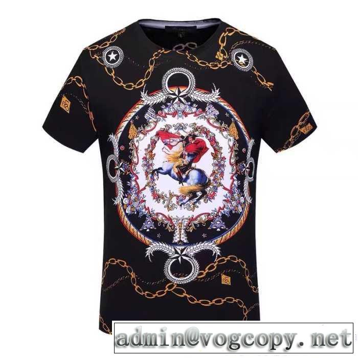 ヴェルサーチ VERSACE 半袖Tシャツ 2017春夏 高級感ある 3色可選