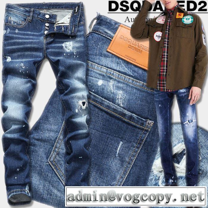 定番ボトム シンプル 2017春夏 ディースクエアード DSQUARED2 ★安心★追跡付