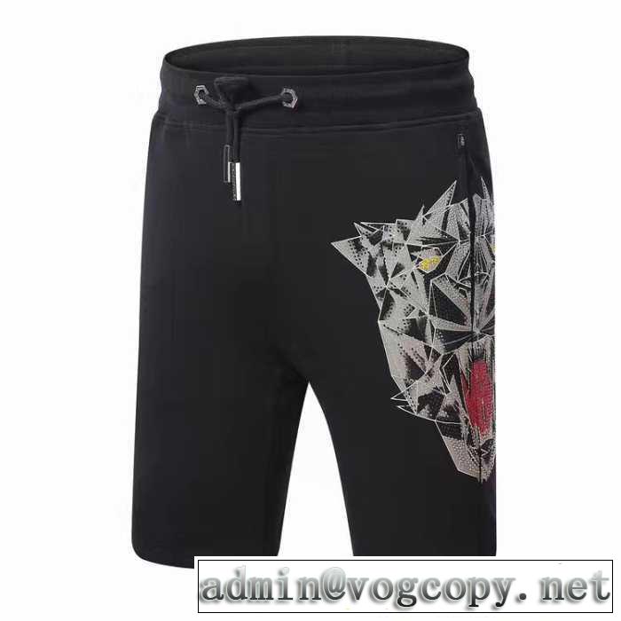 スエットパンツ ショートパンツ 多色選択可 個性的 2017春夏 フィリッププレイン PHILIPP PLEIN