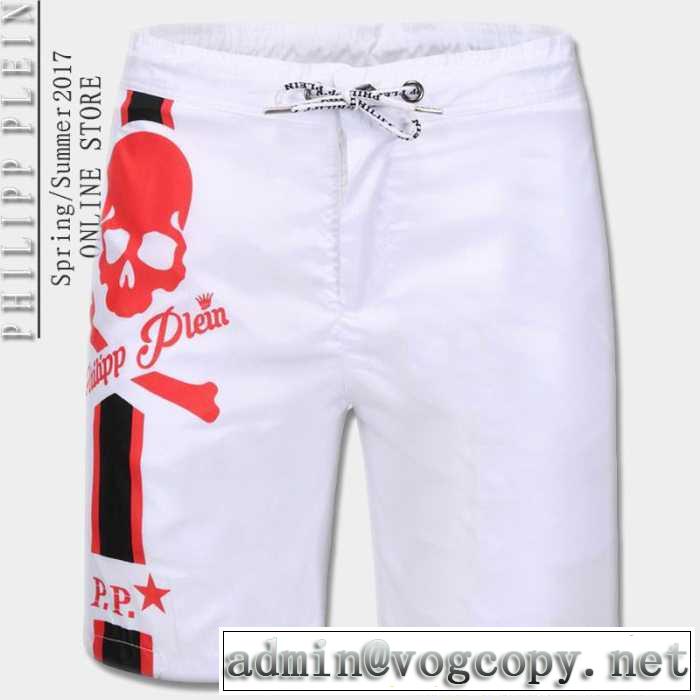 3色可選 ショートパンツ フィリッププレイン PHILIPP PLEIN 2017春夏 伸縮性よい 大好評