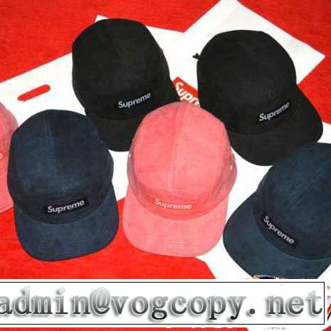 supreme 2017 シュプリーム 16ss Suede Camp 高級感を引き立てる キャップ 3色可選