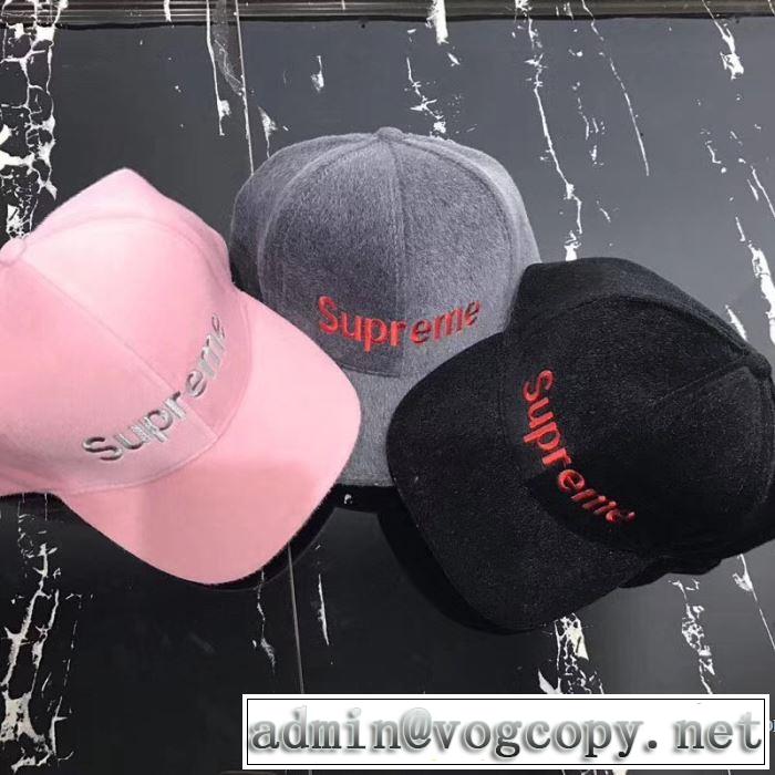 キャップ 3色可選 2017秋冬 シュプリーム SUPREME 抜群の雰囲気が作れる!