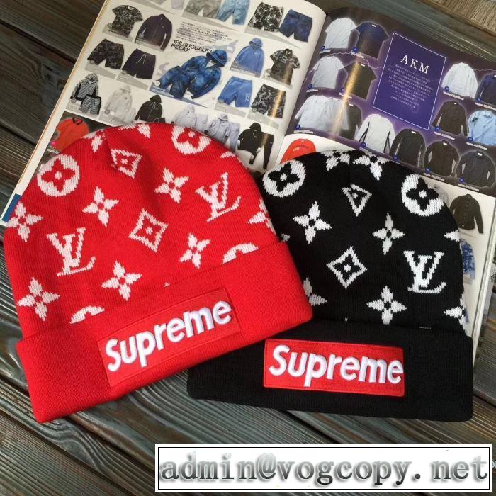 一味違うケーブル編みが魅力満点 キャップ 2色可選 supreme-LV 2017秋冬