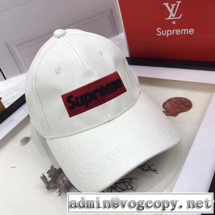 SupremeX LOUIS VUITTON 爆買い2017 キャップ 2色可選 魅力ファッション