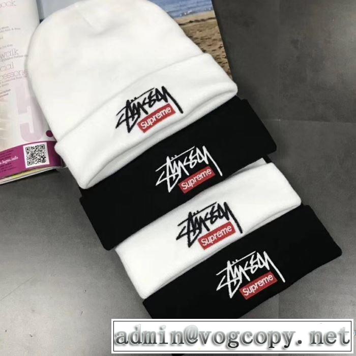 シュプリーム SUPREMEあったか発熱ニット帽 爆買い2017 2色可選 サイズ豊富