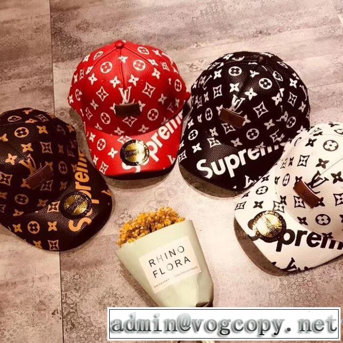 超激得新品2017 キャップ 4色可選 サイズ調節できるシュプリーム SUPREME 流行り