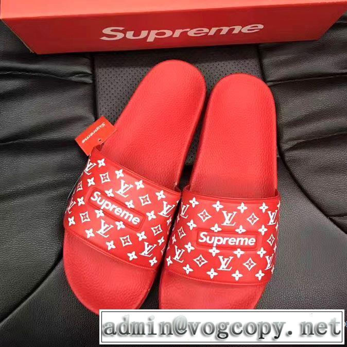 2色可選 スリッパ 2017 大人キレイに仕立てる シュプリーム SUPREME 